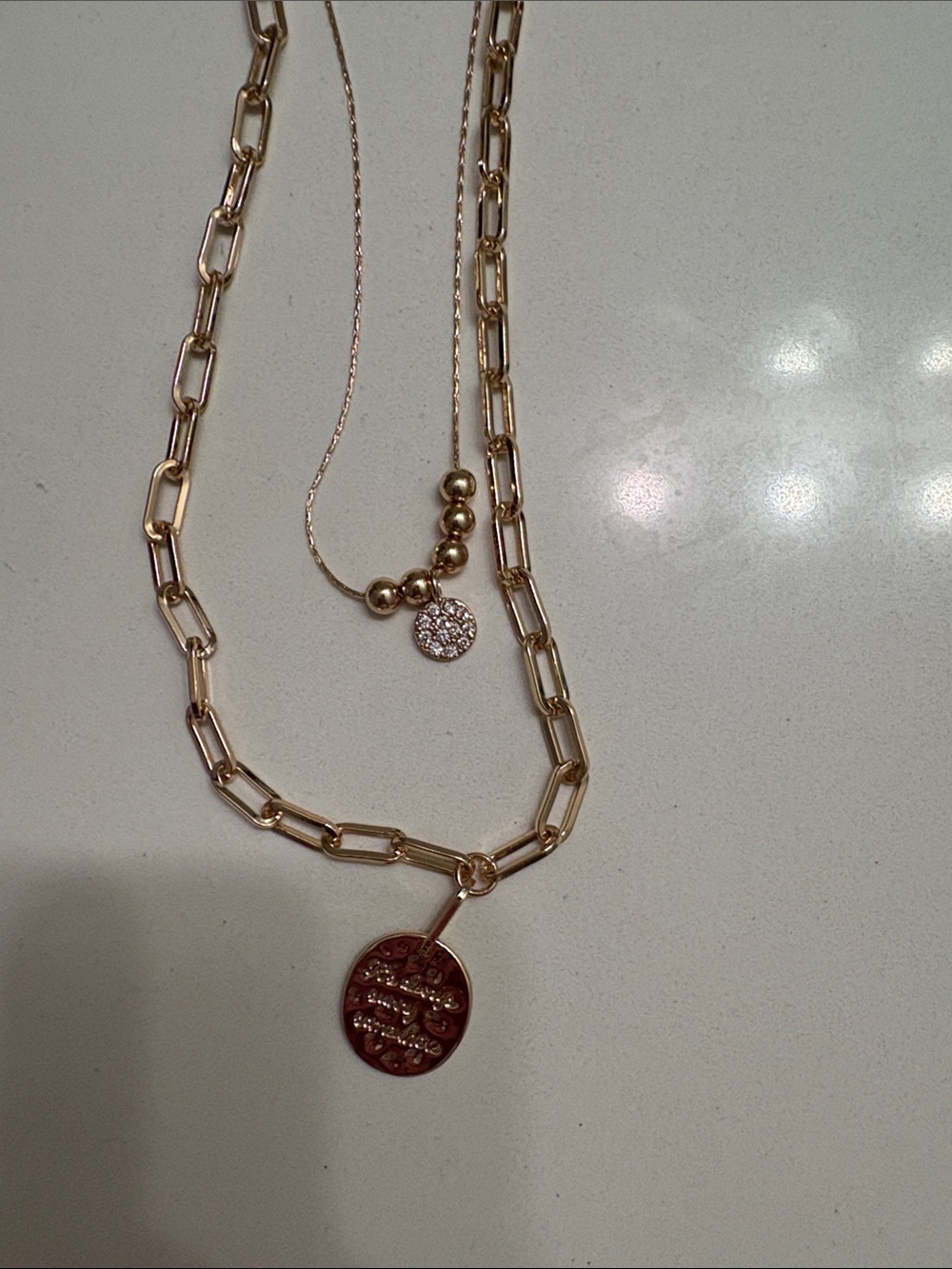 Lilly Pulitzer Gold Layered Necklace - Picture 5 of 5